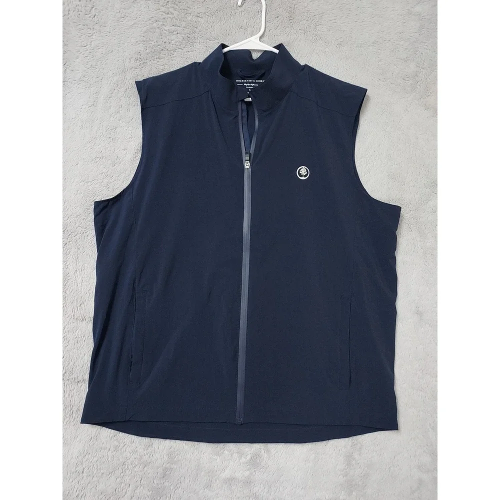 Holderness Bourne Jacket Mens XL The Conrad Dry Luxe Performance Full Zip Vest